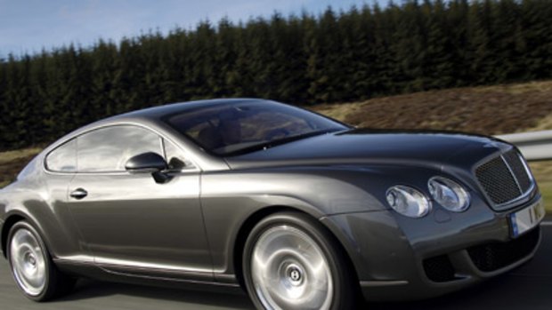 Taste...The Bentley Continental GT rates highly among the Rich List's desirable cars.