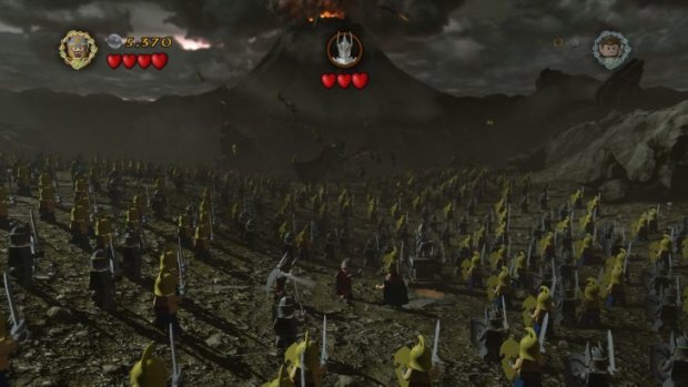 In Lego The Lord of the Rings, the sheer scale of some of the major battle sequences is just extraordinary.