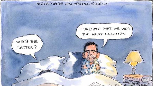 Nightmare on Spring Street. Illustration: John Spooner