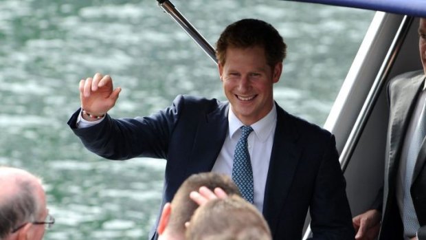 Prince Harry had a quiet night at The Stables Bar in Perth.