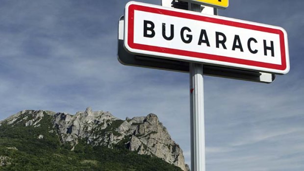 Bugarach .... a global internet conspiracy theory suggests that this village, with its curious upside down mountain, offers protection against the end of the world.