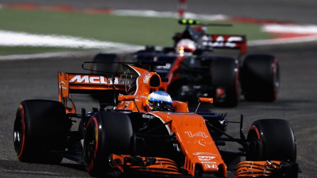 Spaniard Fernando Alonso could be heard berating his McLaren team over race radio.