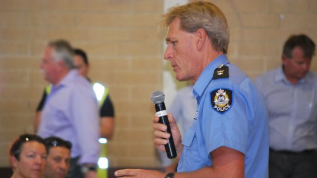 Acting Superintendent Wayne Dawes told residents at a community meeting held on Wednesday morning, there had been no confirmed reports of looting.