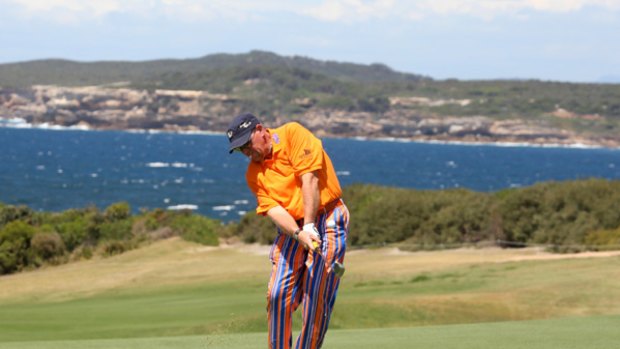 John Daly preparing for the Australian Open Championship at the NSW golf club.