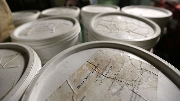 Dry food rations to be transferred to the crew of the Akademik Shokalskiy, who will stay aboard the trapped ship in Antarctica after the passengers are evacuated.