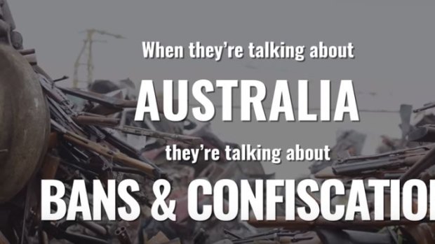 The NRA has targeted Australia in a new video.