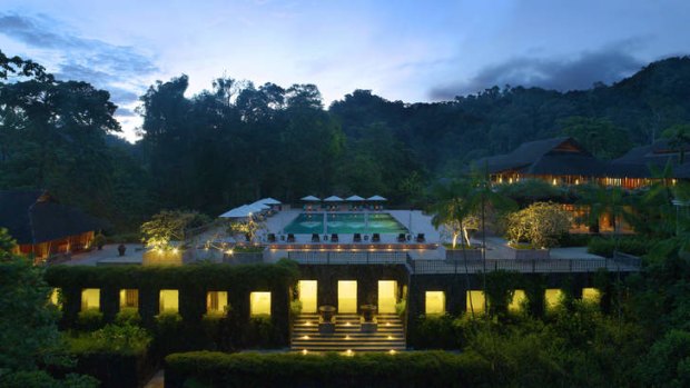 Secluded luxury ... the Datai Langkawi is nestled in rainforest between the Mat Cincang mountain range and the Andaman Sea.