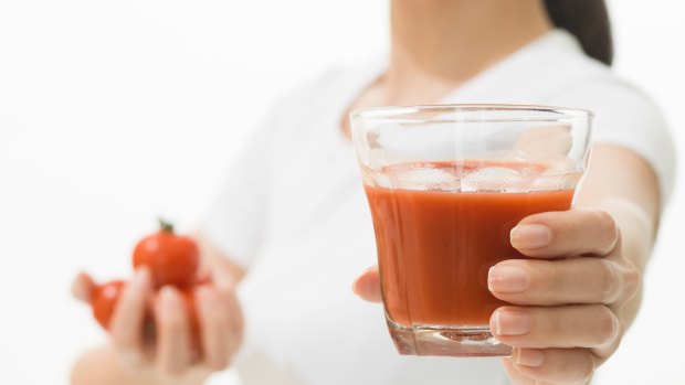 Why do we crave tomato juice more than other beverages when we're flying?