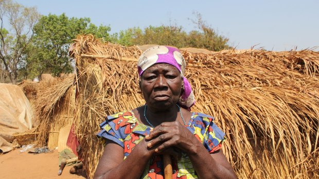 A refugee in the Central African Republic. 