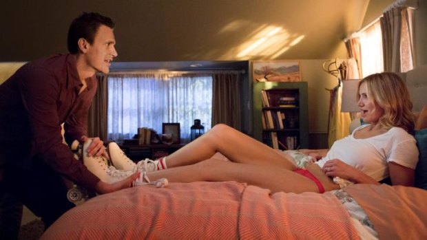 New boots and panties: Jason Segel and Cameron Diaz try to spice up their love life in <i>Sex Tape</i>.
