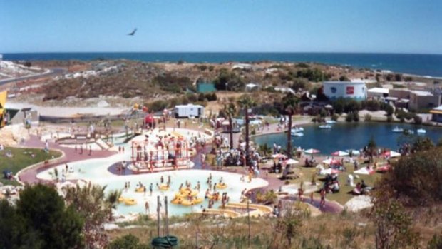 Former glory ... Atlantis marine park as it was in the 1980s.