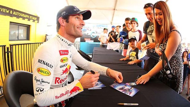 My call: Mark Webber says he alone will decide when to quit the sport.