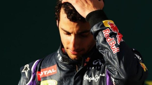Tough start: Australia's Daniel Ricciardo.