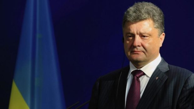 Ukrainian President Petro Poroshenko.