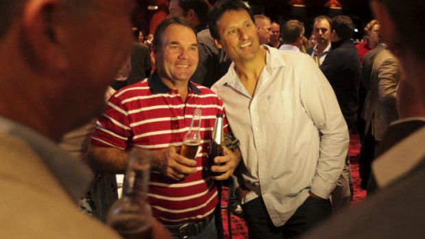 Shame about Ray:  Daley met fans at a function at North Sydney Leagues Club on Friday.