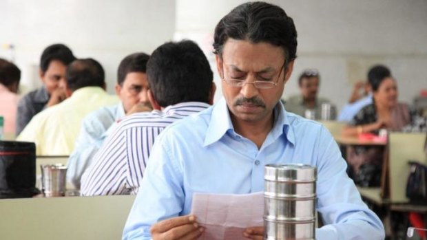 Restrained character: Irrfan Khan's curmudgeonly widower Mr Fernandes in <i>The Lunchbox</i>. 