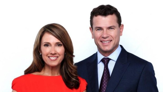 Chris Bath with Seven News weeknight anchor Mark Ferguson