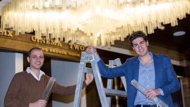 Brothers Peter and Stephen Sourris have painstakingly restored the complex on the corner of Brunswick and Barker streets.