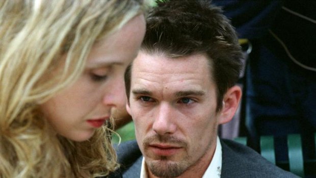 Romantic encounter: Julie Delpy and Ethan Hawke in <i>Before Sunset</i>.