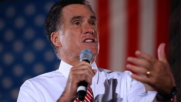 Debate victory forgotten ... Republican candidate Mitt Romney.