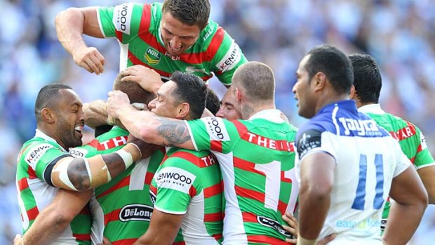 Pumped: The Rabbitohs are in a good place.