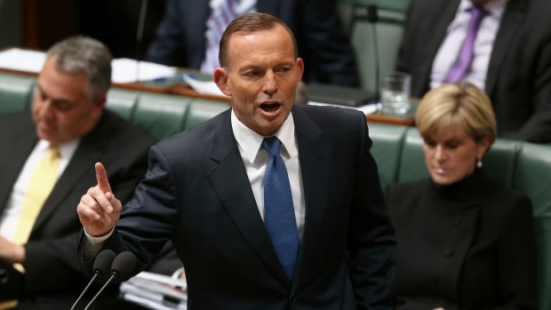 Same-sex marriage splitting Liberals: Prime Minister Tony Abbott.