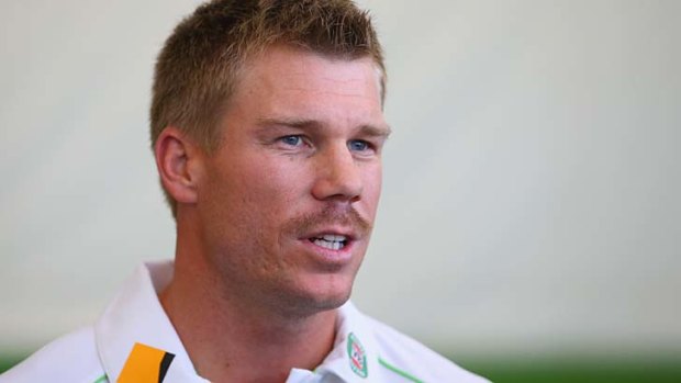 David Warner: Australia's batsman is instinctive with the media as he is at the crease.