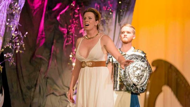 Fiona Campbell as Dido in <i>Dido and Aeneas</i> at the Peninsula Music Festival.