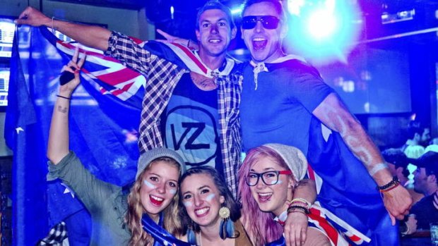 Australia Day celebrations at The Longhorn Saloon & Grill, Whistler.