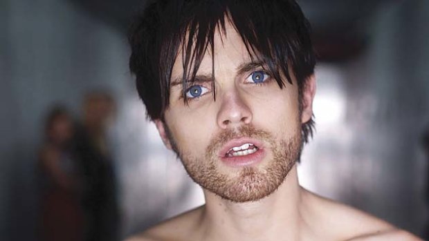 Wide-eyed boy ... Thomas Dekker makes the most of his baby blues.