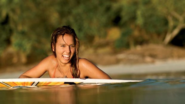 At home in the water ... Sally Fitzgibbons