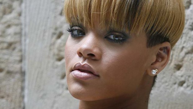 Borderline bully: Rihanna being a bad girl.