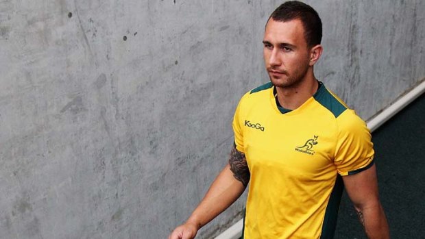 Returning to the Wallabies squad after injuring his knee in last year's World Cup ... Cooper.