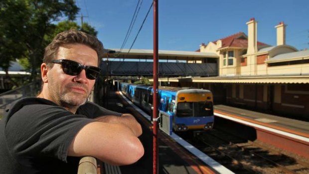 Lawrence Mooney at Armadale railway station.