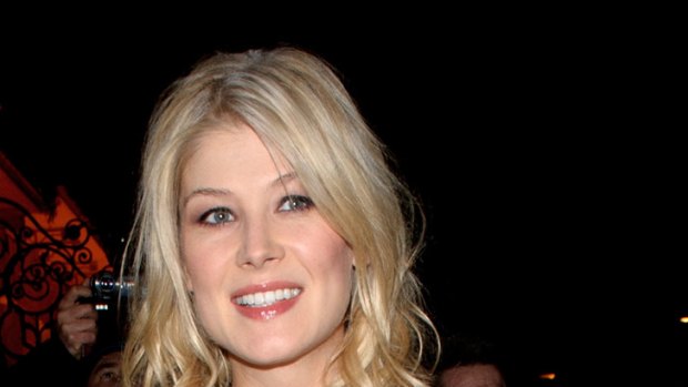 Boy joy ... Rosamund Pike is the new mother of a baby son.