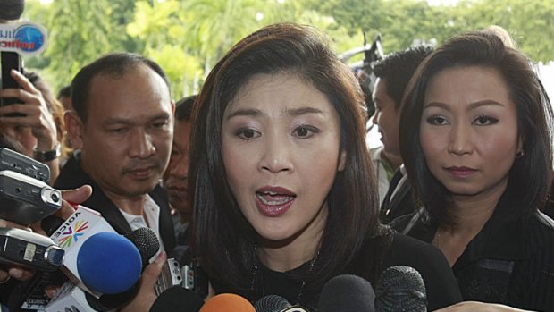 Ms Yingluck.
