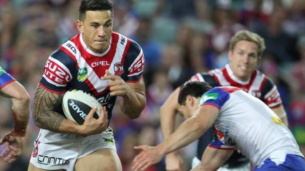In demand: Sonny Bill Williams has been courted by NRL boss Dave Smith to keep the Roosters star in the game.