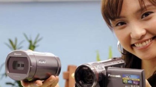 Panasonic unveils the world's first consumer camcorder.