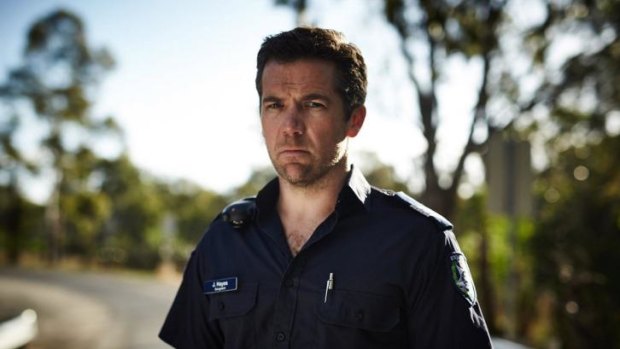 Patrick Brammall plays local policeman James Hayes in <i>Glitch</i>.