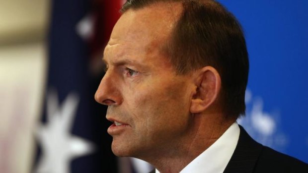 Prime Minister Tony Abbott in London speaking about a possible return to Iraq for Australian troops.