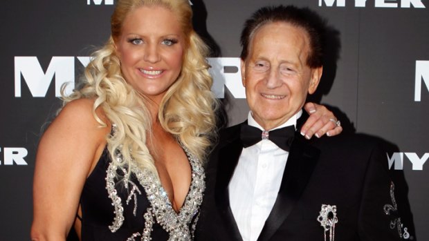 'Preposterous': Geoffrey Edelsten, with wife Brynne.