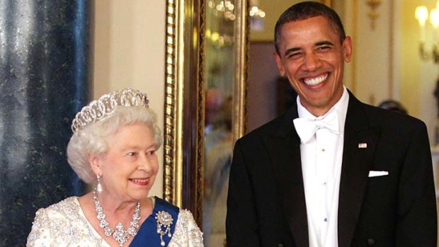'Smart alec' ... Barack Obama has been given a Hindi moniker for his visit to England, where he met the Queen.