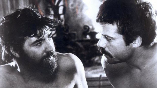 Sweaty beasts: Alan Bates and Oliver Reed in <i>Women In Love</i>.