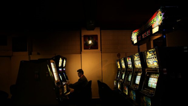 Money sink: Problem gamblers can be spending $21,000 a year.