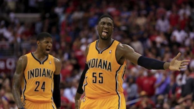 Off the pace: Paul George and Roy Hibbert have been targeted by the critics.