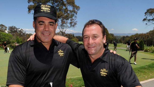 Under pressure to apologise ... Mal Meninga with Ricky Stuart in 2010.
