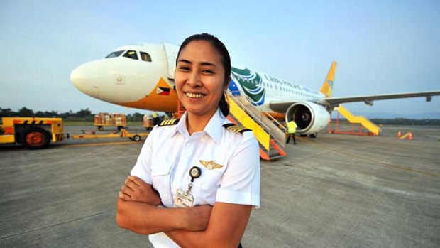 Brooke Castillo is the Philippines' first female commercial jet captain.