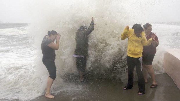 Making waves ... Hurricane Sandy.