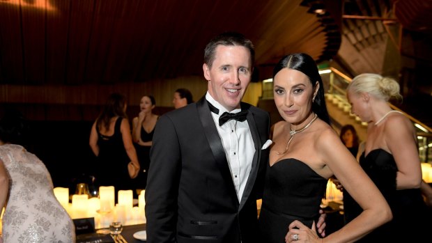Andrew McLaren and Terry Biviano were among the guests at the marvellous soiree.