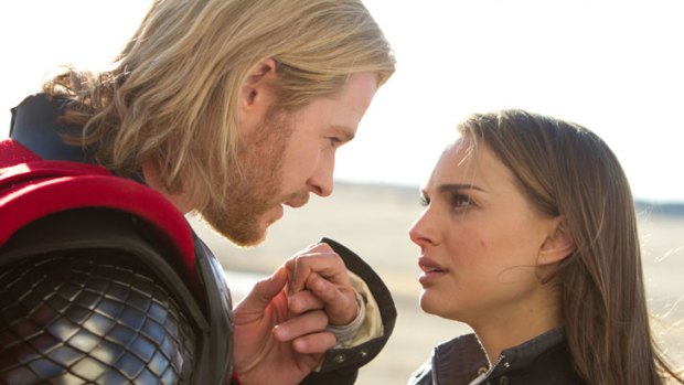 Chris Hemsworth has moved from television soaps to appearing opposite Natalie Portman.